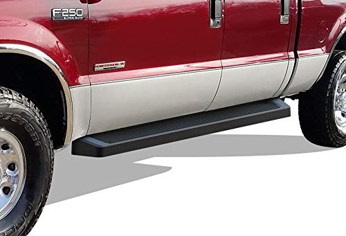 Estribos negros APS 6 pulg compatibles Ford F250 F350 miniatura 4