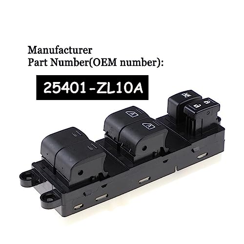 Lève-vitre électrique pour interrupteur principal Pathfinder commande fluide de vitre