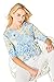 Produktbild hajo Polo & Sportswear Damen Stylisches Shirt Rundhals Halbarm