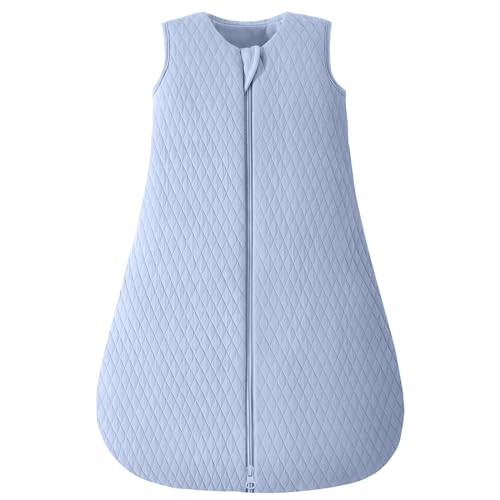 Image of Yoofoss Baby Sleep Sack 6-12 Months TOG 2.5 Winter Baby Wearable Blanket, 100% Cotton Toddler Sleeping Sack 2-Way Zipper Warm Quilted Sleepsack