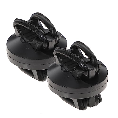 Abaodam 2Pcs Adjustable Outdoor Flashlight Holder Durable Light Brackets for Cycling Camping Hiking Lightweight Portable Torch Holder Black