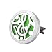 Jenia 30mm Stainless Steel Aromatherapy Home Car Essential Oil Diffuser Locket Clip 8 Washable Felt Pads