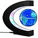 Produktbild SILOLA 4 Zoll C-Form Magnetschwebebahn Floating Globe Maglev Globes Weltkarte mit LED-Licht für Dekoration Ornament Learning Education