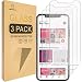 [3-Pack]-Mr.Shield for iPhone Xs Max/iPhone 11 Pro Max [Tempered Glass] Screen Protector [Japan Glass with 9H Hardness] with Lifetime Replacement