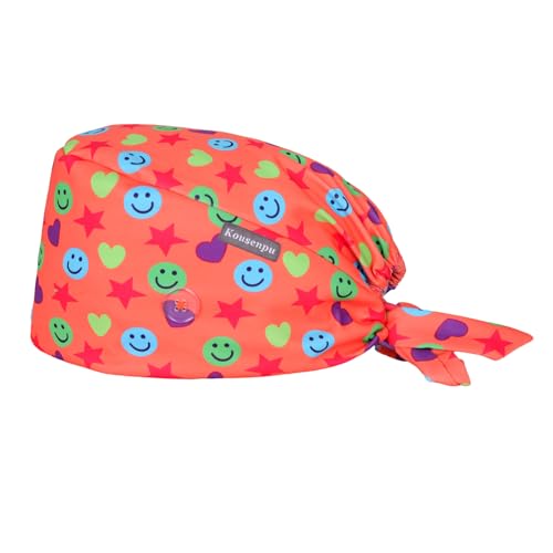 Image of Kousenpu Scrub Caps for Men, Adjustable Surgical Cap, Breathable Medical Hat for Doctors, Nurses & Healthcare Professionals