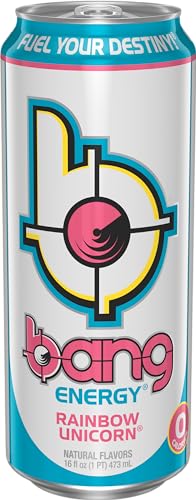 Bang Energy Rainbow Unicorn, Sugar-Free Energy Drink, 16 Fl Oz (Pack of 12) - Packaging May Vary - Thumbnail 3