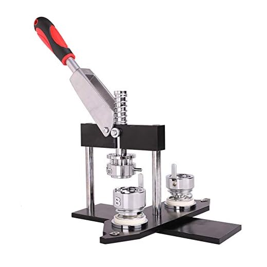 CO-Z Button Badge Maker Machine, Punch Press Pin Maker, Multiple Die Moulds, 600 button parts + Circle Cutter, Metric System, Arts and Crafts, Celebrations, Parties, Personalized Buttons + More (25MM)