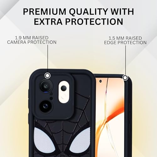 Image of DARKFIT Back Case Cover Compatible for Vivo X200 FE | Silicone Case | Camera & Body Protection| Shock Proof | for Vivo X200 FE | Color Black