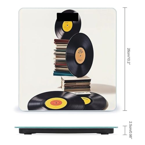 Báscula Digital de Baño Smart Vinyl Records and Tapes miniatura 2
