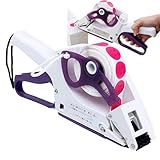 TIANTOO Handliches Etikettiergerät, Gleichmäßiges Aufkleben/kein Papierstau, Kontinuierliches Etikettieren/sauberes Aufkleben, Komfortabler Griff/einfache Bedienung, Für Kartons, Schachteln,35-64mm