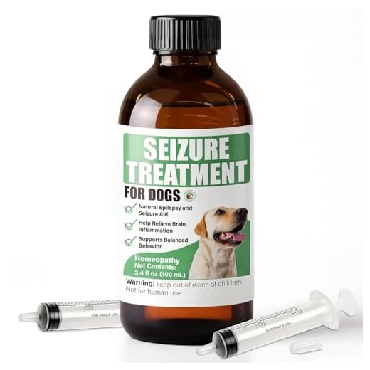 Seizure Support Liquid for Dogs & Cats 100 mL | Natural Epilepsy Supplement | Helps Reduce Frequency & Intensity of Seizures | Easy to Give with 3 ml Dropper