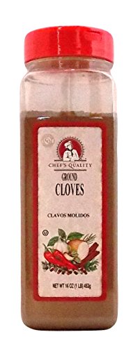Chef's Quality Ground Cloves, 16 Ounce Bottle