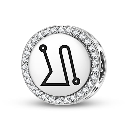 Breloque avec emblème spirituel ange en argent cadeau idéal pour bracelet femme
