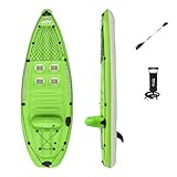 Hydro-Force Inflatable Koracle Kayak | 1 Person Inflatable Boat Set For Fishing With Hand Pump, Paddle and Carry Bag - Image 1