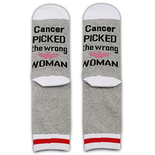 Calcetines para mujer JTOUK con cinta del cáncer de mama en tejido suave de algodón 5