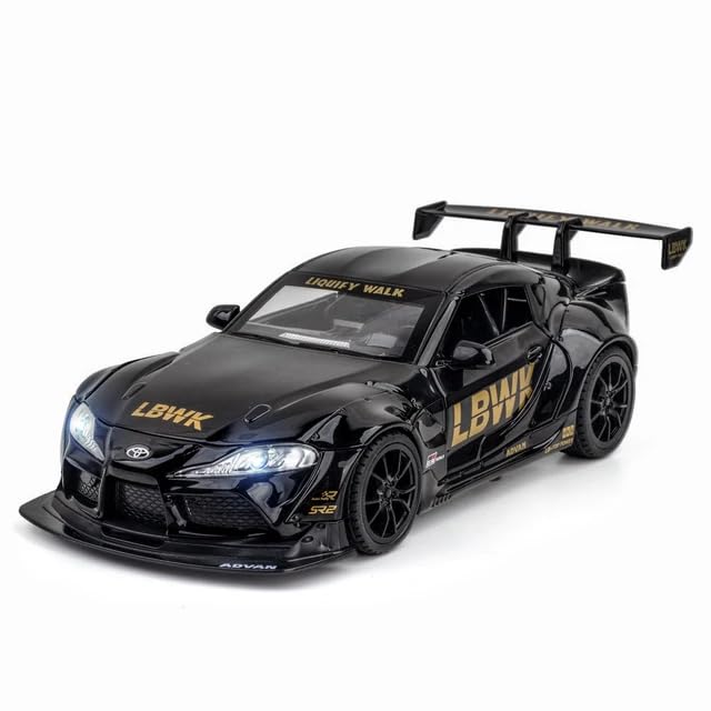 OMI Mart Toyota Supraa LBWK 1:24 Exclusive Model Car with Box, Zinc Alloy Pull Back Toy car with Sound and Light for Kids Boy Girl Gift [Colors as Per Stock] (B0D9WJPXSB) Amazon Price History, Amazon Price Tracker