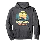 Mountain Mama Camping Hiking Mom Adventure Mothers Day Pullover Hoodie