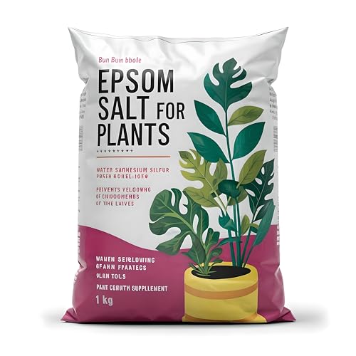 Organic Epsom salt (2 KG) for plants Growth -Contains Magnesium S...