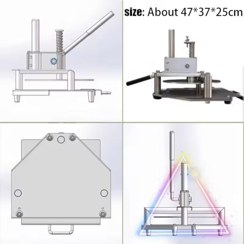 Machine à aplatir la pâte à pizza à épaisseur réglable en inox robuste - 8
