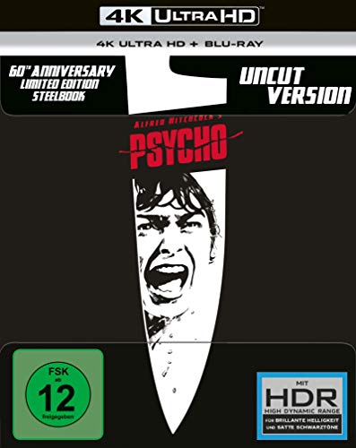 Psycho – 4K Steelbook (UHD + Blu-ray Disc)