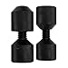 Flange Alignment Pin, 2Pcs Flange Pins Two Hole Pins Set Aluminum Threaded Hardware Fine Workmanship Anodized Black Oxide Pipefitter Tools , for Asme 150Lb Flanges from 1/2 to 14In