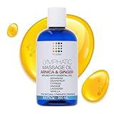 Bruizex Lymphatic Drainage Massage Oil with Arnica & Ginger for Post-Procedure Massage & Lymphatic Drainage Massager, Liposuction, 360 Lipo, BBL, After Tummy Tuck Procedure, Warming Formula - 8.5 Oz