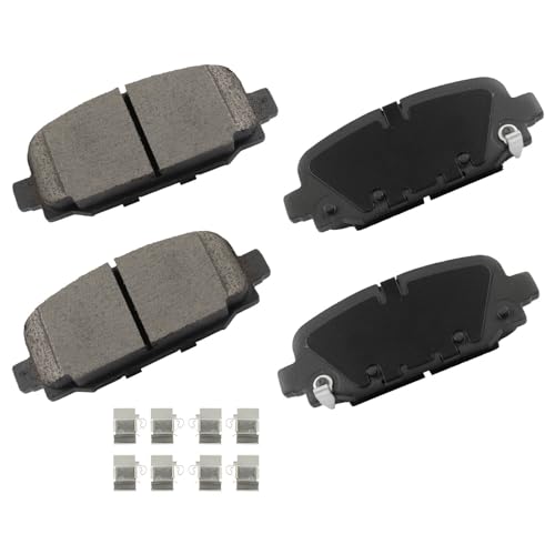 Image of cciyu D2081 Rear Ceramic Disc Brake Pads Kit For Jeep For Compass 2017-2023