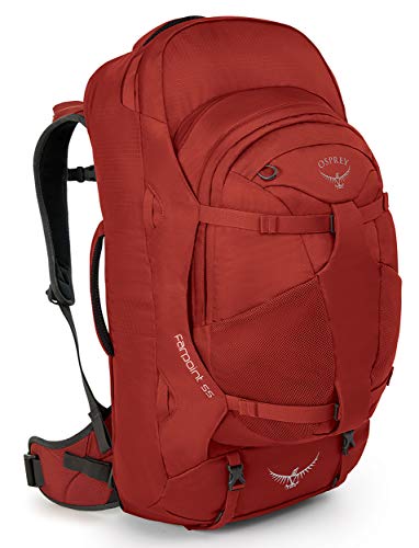 Osprey Packs FARPOINT 55, Jasper RED, Medium/Large