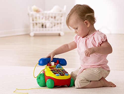 Teléfono interactivo infantil de arrastre VTech Super Rodófono con luces y voces 3