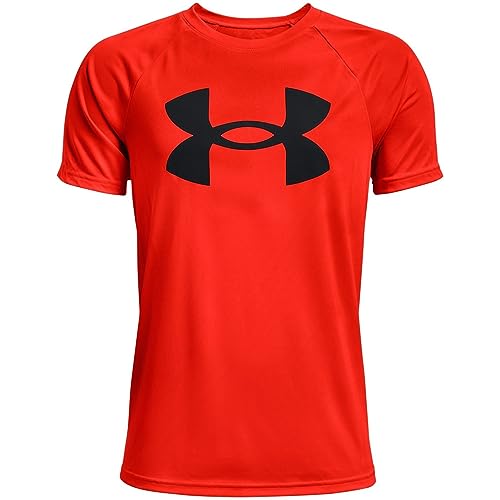 Image of Under Armour Boys' Tech Hybrid Printed Fill Short-Sleeve T-Shirt