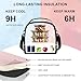 Everfun Lunch Box for Women Two Compartments Insulated Lunch Tote Bag Large Leakproof Soft Cooler for Work Picnic Travel