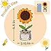 New Mom Gift – Sunflower Crochet Doll with 'I Love You Mom' Quote Card (7.4