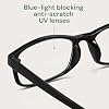 Gaoye Multi Pack Reading Glasses - Blue Light Blocking Lenses, TR90 Frames, UV400 - Eyeglasses with Clear Vision (Black, 2.5x)