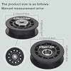 587973001 587969201 Idler Pulley Assembly Compatible With Husqvarna Craftsman Walk-Behind Lawn Mowers, for Lawn Mower Decks Idler Pulley HU725AWD/BBC, HU725AWDHQ, LC221RH Replaces Previous 581904001