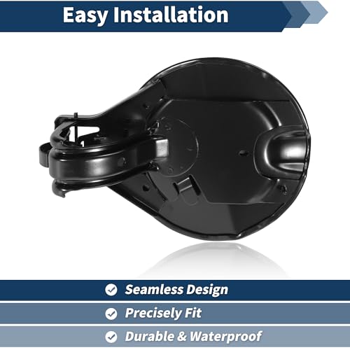 INFINAUTO Fuel Tank Filler Door Gas Tank Door Cover for GMC Sierra 1500 2014 2015 2016 2017 2018 5.8Ft Box Crew Cab Primer Fuel Filler Flap Cover 22776831 by INFINAUTO - Used condition - Image 7