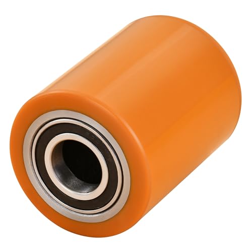 Image of Electric Pallet load wheels 3.35 X 4.33'' (85 X 110mm) with Pre-Installed Bearings 30mm ID Includes Pins