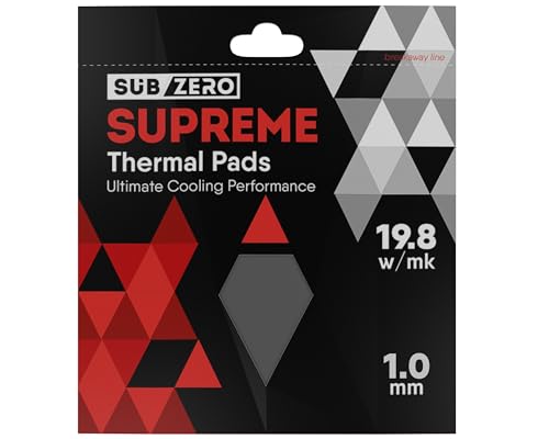 Almohadilla térmica subZero SUPREME 100 x 100 compuesto blando para CPU y GPU