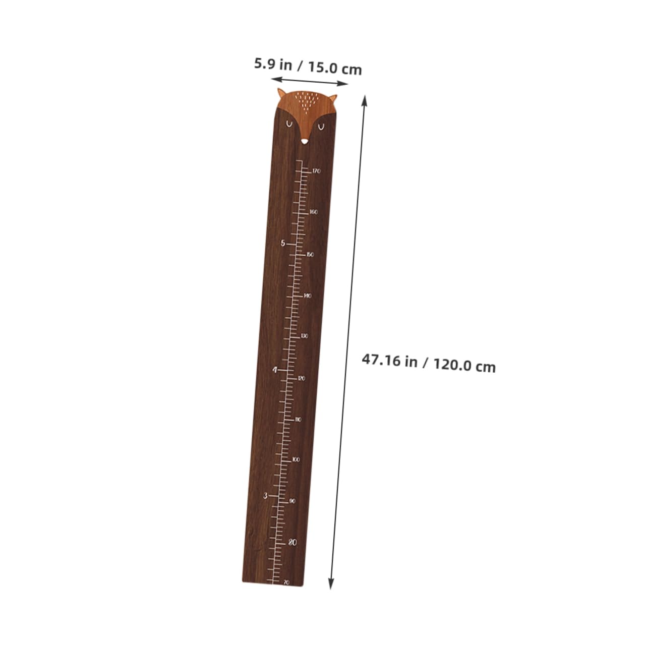 Medidor Altura Infantil Pared con Diseño de Adhesivo de Madera para Habitación Niña Gráfico Crecimiento Decorativo para Nursery y Guardería