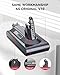 Battery for Dyson V10, Morpilot Replacement Dyson V10 Battery 5000mAh Compatible with Dyson V10 Animal V10 Absolute V10 Motorhead Fluffy Cordless Vacuum Cleaner Handheld Vacuum Cleaner