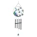 Comfy Hour 36" Colorful Metal Art Peacock Wind Chime
