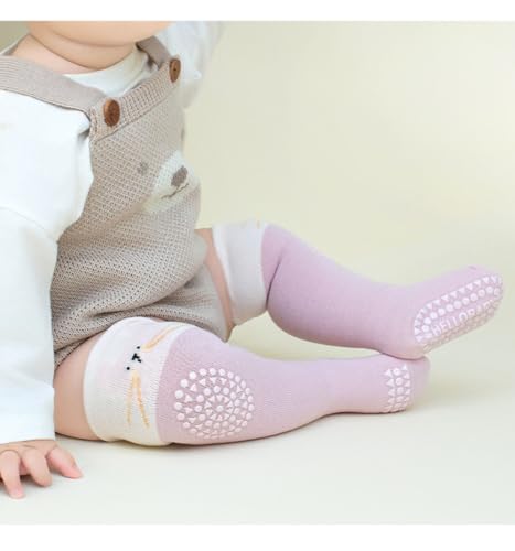 Baby Toddlers Crawling Knee High Socks Non Slip Grip Socks Newborn Infant Anti Skid Girl Boy Cotton Tube Stockings4