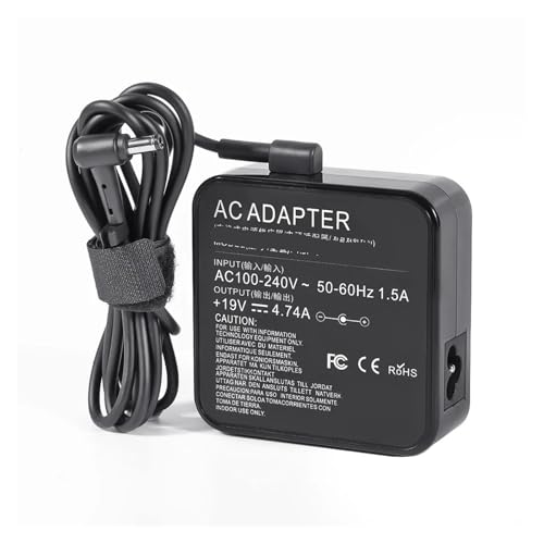 Adaptador de corriente de 19V 4.74A 90W cargador para portátil de oficina y hogar