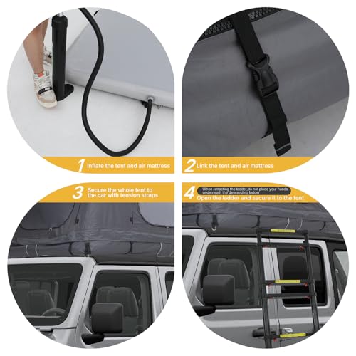 CDEN Inflatable Rooftop Tent
