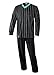 Produktbild Moonline nightwear Herren Pyjama lang Herren Schlafanzug lang Hausanzug Herren aus 100% Baumwolle Model Vintage (XXL/58-60, Oberteil anthrazit / Hose Uni anthrazit)