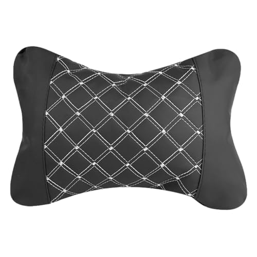 Generico Pour pompier pour voiture – Support de cou confortable | cuir microfibre pour conducteur et passager, siège auto respirant doux pour SUV, berline,...