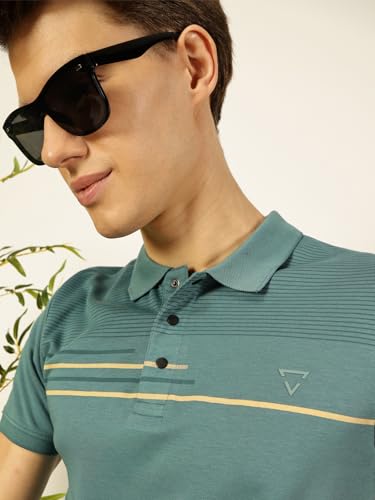 Image of Thomas Scott Men's Regular Fit Half Sleeve Polo Collar T-Shirt