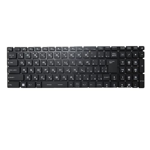 RGB�o�b�N���C�g �m�[�g�p�\�R���L�[�{�[�h�݊� MSI Raider GE76-12U Raider GE76 12UE 12UH 12UGS 12UHS �J���t���ȃo�b�N���C�g ���{�� ���t���[���Ȃ�