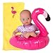 Adora Water Baby Doll, SplashTime Baby Tot Fun Flamingo 8.5 inch Doll for Bathtub/Shower/Swimming Pool Time Play