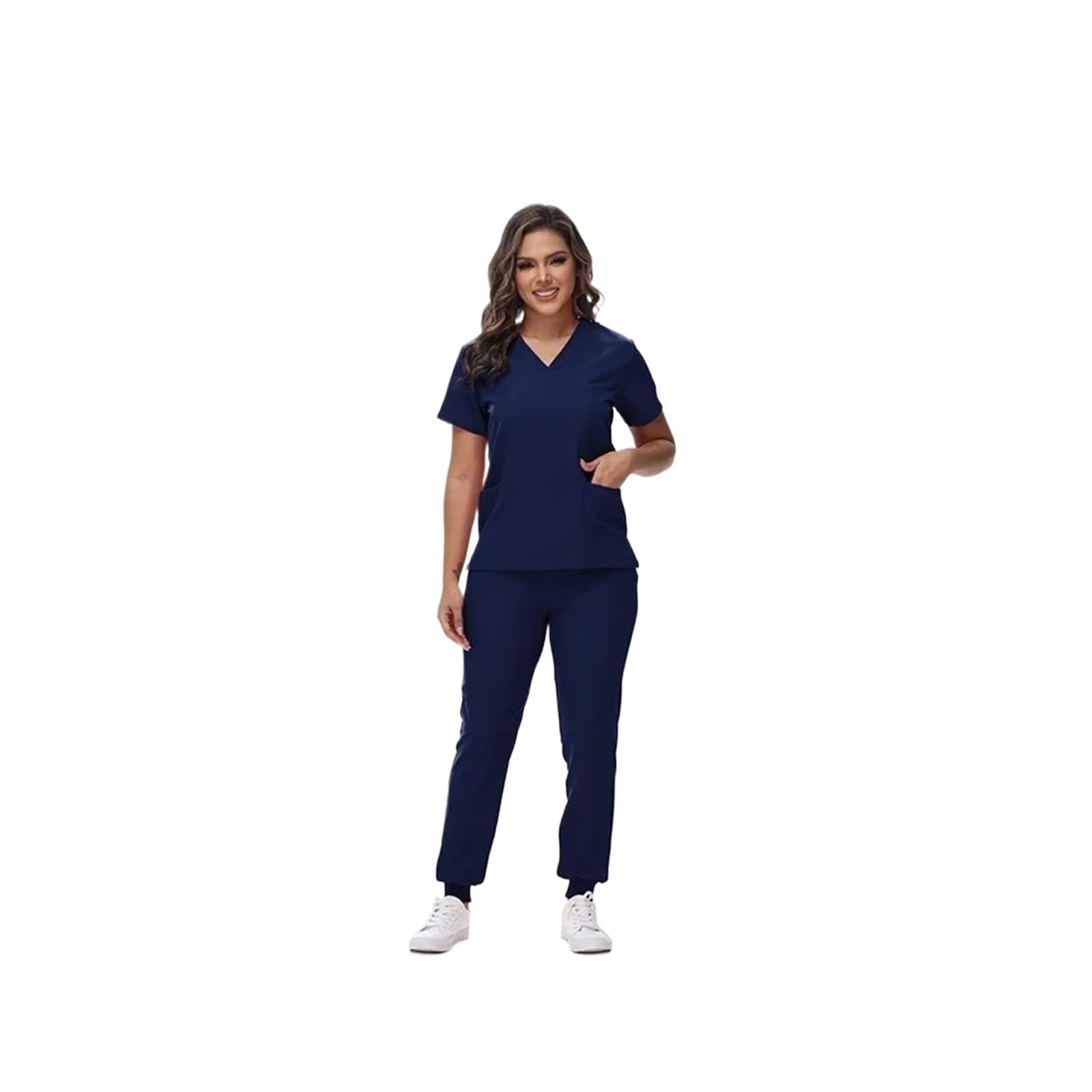 Pijama Enfermera Mujer Uniforme de médico y Enfermera, Conjunto de Servicios dentales y pediátricos de Secado rápido