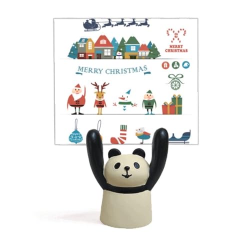 Mémo de Père Noël panda pour décorer le bureau pendant les fêtes
